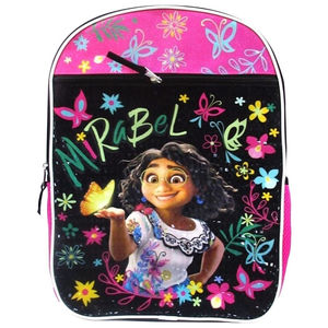 Disney Encanto Mirabel 17" School Backpack Pink Black Travel Book Bag 2022